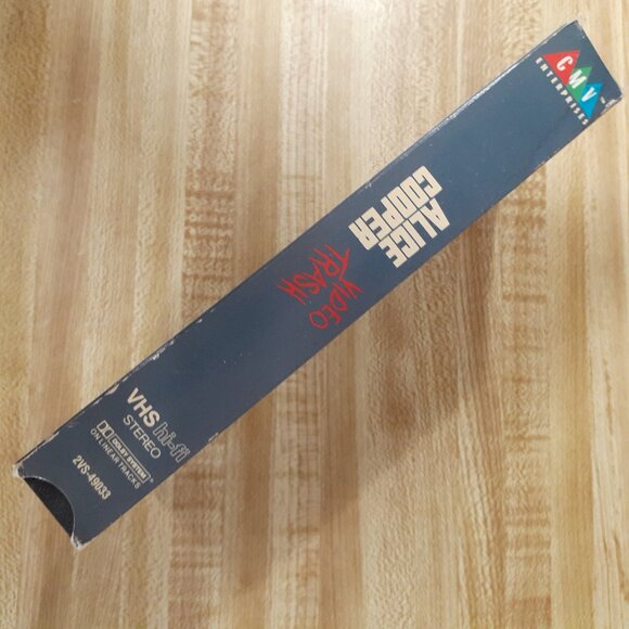 Alice Cooper Video Trash 1990 VHS CMV Poison Bed of Nails VTG 90s Music Vids - Picture 4 of 9